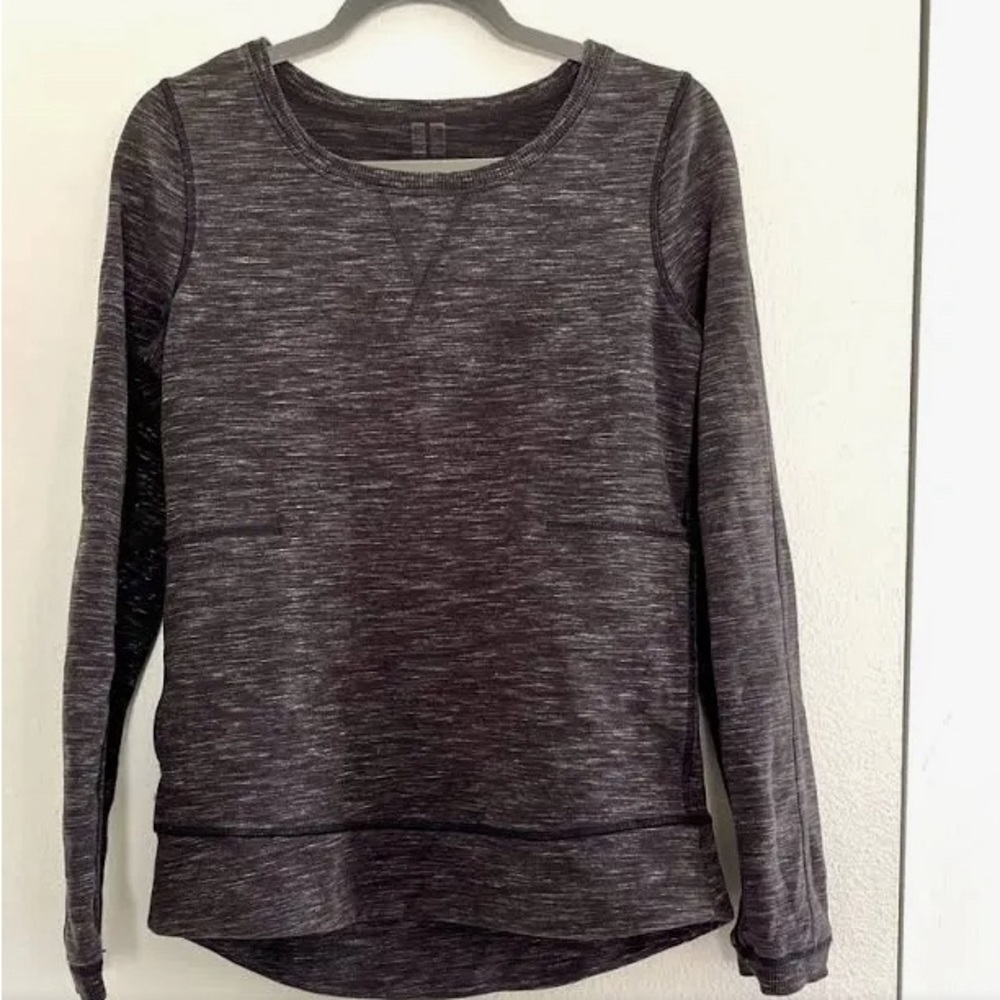 Lululemon  Athletica Heather Gray Crewneck sweatshirt 12